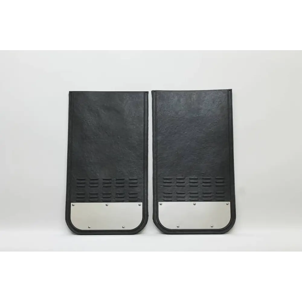 Universal 14X25 Mud Flaps W/ Stainless Bottom Plate - AIHMM1425SS